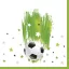 Fußball With Stars Serviette 20 Stk 33x33 cm