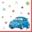 Wagen Cartoon dekorative Serviette 20 Stk 33x33 cm