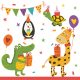 Tiere Cute Party Serviette 20 Stk. 33x33 cm