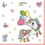 Einhorn Colourful Serviette 20 Stk 33x33 cm