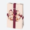 Farbe Bow Papier-Geschenktüte 10x16x6 cm
