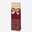 Farbe Bow Papiertragetasche für Wein 10,5x33x8,5 cm