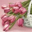Blume Falling Tulpen Serviette 20 Stk 33x33 cm