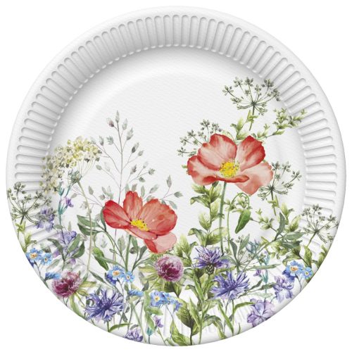 Farbe Meadow in June Blumen Pappteller 8 Stk 22,7 cm