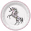 Einhorn Graphic Wild Pappteller 8er-Set, 22,7 cm