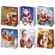 Weihnachten Gift Giving Papier-Geschenktasche, 15,5x15,5x8 cm