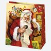 Weihnachten Gift Giving Papier-Geschenktasche, 15,5x15,5x8 cm