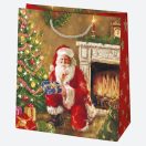 Weihnachten Gift Giving Papier-Geschenktasche, 15,5x15,5x8 cm