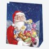 Weihnachten Toyland Papiergeschenktasche 19x23x10,5 cm