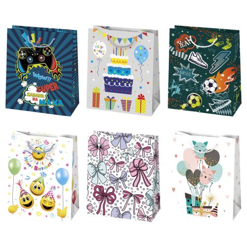 Geburtstag For Everyone Happy Birthday Papier-Geschenktasche 19x23x10,5 cm