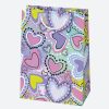 Farbe Colorful Mädchens Papier-Geschenktüte, 23x32x11 cm