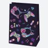 Farbe Colorful Mädchens Papier-Geschenktüte, 23x32x11 cm