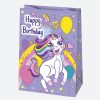 Farbe Colorful Mädchens Papier-Geschenktüte, 23x32x11 cm