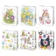 Ostern Flowers Papiergeschenktasche 19x23x10,5 cm