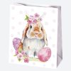 Ostern Flowers Papiergeschenktasche 19x23x10,5 cm