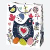 Ostern Flowers Papiergeschenktasche 19x23x10,5 cm
