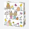 Ostern Flowers Papiergeschenktasche 19x23x10,5 cm