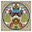 Tiere Folk Peacocks Gold Serviette 20 Stück 33x33 cm
