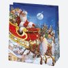 Weihnachten Miracle Papier-Geschenktasche, Geschenktasche 19x23x10,5 cm
