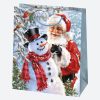 Weihnachten Miracle Papier-Geschenktasche, Geschenktasche 19x23x10,5 cm