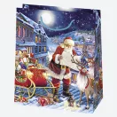 Weihnachten Wonderland Papier-Geschenktasche 19x23x10,5 cm