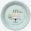 Farbe Mint Happy Birthday Pappteller 8 Stück 22,7 cm