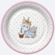 Einhorn Sweet Papierteller 8 Stück 18 cm