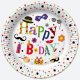 Geburtstag Funny Happy Birthday Pappteller 8er Set, 18 cm
