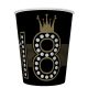 Geburtstag Hollywood Style Happy Birthday 18 Papierbecher 8 Stk. 250 ml