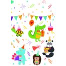 Tiere Cute Party Papiertischdecke 120x180 cm