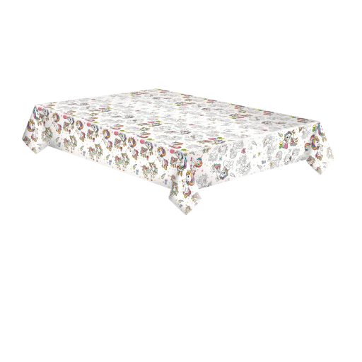 Einhorn Colourful Papiertischdecke 120x180 cm