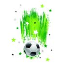 Fußball With Stars Papier Tischdecke 120x180 cm