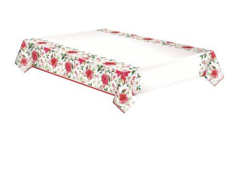 Weihnachten Poinsettia Papier Tischdecke 120x180 cm
