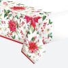 Weihnachten Poinsettia Papier Tischdecke 120x180 cm