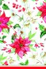 Weihnachten Poinsettia Papier Tischdecke 120x180 cm