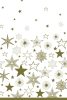 Weihnachten Gold Stars Papier-Tischdecke 120x180 cm