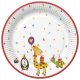 Tiere Cute Party Papierteller 8er Set 18 cm