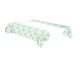 Farbe Eucalyptus Twigs Blumenpapiertischdecke 120x180 cm