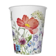Farbe Meadow in June Blumenpapierbecher 8er Set 250 ml