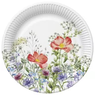 Farbe Meadow in June Blumenteller aus Papier 8 Stk 18 cm