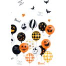 Halloween Scary Balloons Papiertischdecke 120x180 cm