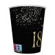 Geburtstag Golden Champagne Happy Birthday 18 Papierbecher 8 Stk 250 ml