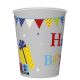 Geburtstag Gifts and Garlands Happy Birthday Pappteller 8er-Set 250 ml
