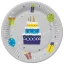 Geburtstag Gifts and Garlands Happy Birthday Pappteller 8 Stk 22,7 cm