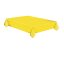 Farbe White Dots Gelbes Papier-Tischdecke 120x180 cm