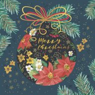 Weihnachten Graphic Bauble Servietten 20er Pack, 33x33 cm