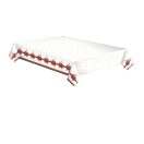 Weihnachten Checked Bow Papiertischdecke 120x180 cm