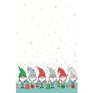Weihnachten Funny Gnomes Papiertischdecke 120x180 cm