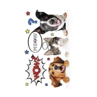 Tiere Furry Friends A/4 Gummibandmappe