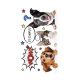 Tiere Furry Friends A/4 Gummibandmappe